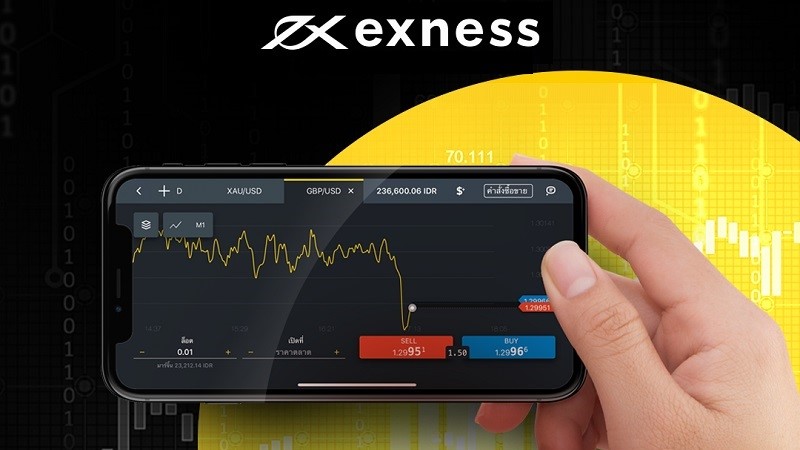 App forex Exness có thể sử dụng trên cả điện thoại IOS và Android