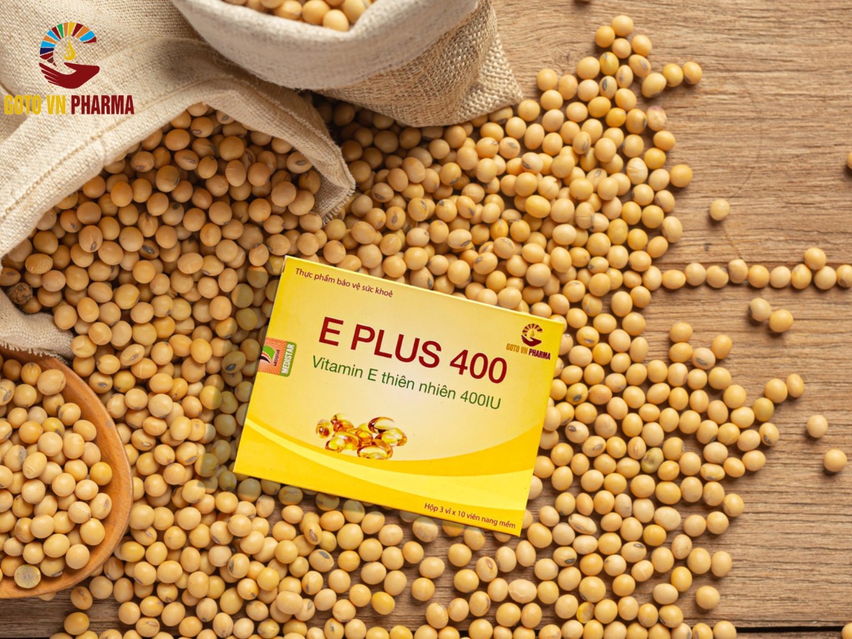 E PLUS 400 là vitamin E 100% từ thiên nhiên, được chiết xuất từ đậu nành. Nguồn nguyên liệu nhập khẩu Mỹ, chuẩn GMP - WHO. E PLUS 400 bổ sung vitamin E,làm đẹp da,chống oxy hóa & làm chậm lão hóa. 